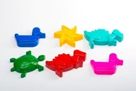 Zabawki do piasku - Foremki do piasku, zestaw, 6 szt. - miniaturka - grafika 1