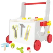 Pchacze - Drewniany chodzik pchacz 2w1 warsztat narzędzia - miniaturka - grafika 1