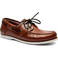 Mokasyny męskie - Tommy Hilfiger Skórzane mokasyny - miniaturka - grafika 1