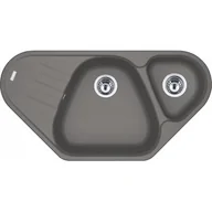 Zlewozmywaki - Franke Antea AZG 661-E (kamienny szary) - miniaturka - grafika 1