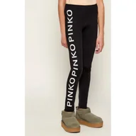 Spodnie sportowe damskie - Pinko UP Legginsy Slim Fit - miniaturka - grafika 1