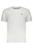 Koszulki męskie - MĘSKI T-SHIRT Z KRÓTKIM RĘKAWEM FILA BIAŁY - miniaturka - grafika 1