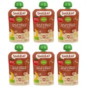 Desery dla dzieci - Smileat Mus z ekologicznymi migdałami, kakao i truskawkami po 9 miesiącu Zestaw 6 x 100 g Bio - miniaturka - grafika 1