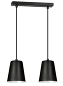 Lampy sufitowe - Emibig Milagro lampa wisząca 2-punktowa czarna/biała 396/2 396/2 - miniaturka - grafika 1
