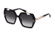 Okulary przeciwsłoneczne - Furla Okulary damskie, Shiny Black, 56 - miniaturka - grafika 1