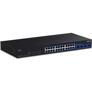 Trendnet TEG-S50284 łącza sieciowe Nie zarządzany 2.5G Ethernet (100/1000/2500) Czarny TEG-S50284 - Switche - miniaturka - grafika 1