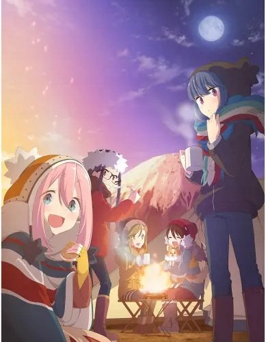 Plakat Anime Manga Yuru Camp yc_001 A2 (custom)