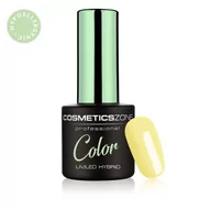 Lakiery hybrydowe - Lakier hybrydowy hipoalergiczny jasny żółty 7ml - PST11 Lemon Orchard - miniaturka - grafika 1