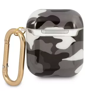 Guess GUA2UCAMG AirPods cover czarny/black Camo Collection - Akcesoria do słuchawek - miniaturka - grafika 3