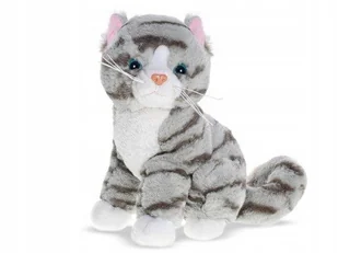 Maskotka Kot 28 cm Walentynki+ Czerwona Kokarda - Maskotki i pluszaki - miniaturka - grafika 1