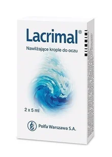 Polpharma  NAWILŻAJĄCE krople do oczu 2 x 5 ml - Krople do oczu - miniaturka - grafika 1