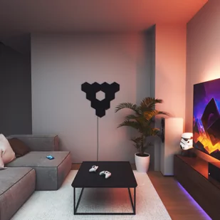 Nanoleaf Shapes Hexagons Expansion Pack - dodatkowe panele świetlne (3 panele świetlne) (black) - Taśmy LED - miniaturka - grafika 2