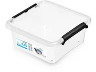Pojemniki kuchenne - Moxom Moxom Simple Box Pojemnik do przechowywania z przykrywką 0,85 L 15x15x6,5 cm ORPLAST 117207 - miniaturka - grafika 1
