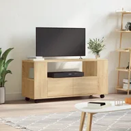 Szafki RTV - vidaXL Szafka pod TV dąb sonoma 102x34,5x43 cm materiał drewnopochodny - miniaturka - grafika 1