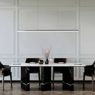 Lampy sufitowe - FISCHER & HONSEL Lampa wisząca Borena, możliwość ściemniania, aluminiowy / szary / cynkowy, salon / jadalnia, metal - miniaturka - grafika 1