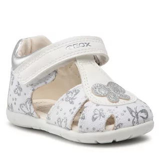 Buty dla dziewczynek - Geox Sandały B Elthan G. C B251QC 0AW54 C0007 White/Silver - grafika 1