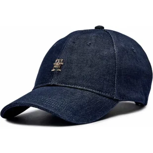 Tommy Hilfiger Jeansowa bejsbolówka - Czapki damskie - miniaturka - grafika 1