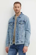 Kurtki męskie - Pepe Jeans kurtka jeansowa RELAXED JACKET męska kolor niebieski przejściowa oversize PM402972RH8 - miniaturka - grafika 1