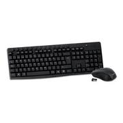 Zestawy myszka + klawiatura - Keyboard Es+ Mouse Omega Okm071B M-Media W-Less Set 2.4Ghz Black [44441] - miniaturka - grafika 1