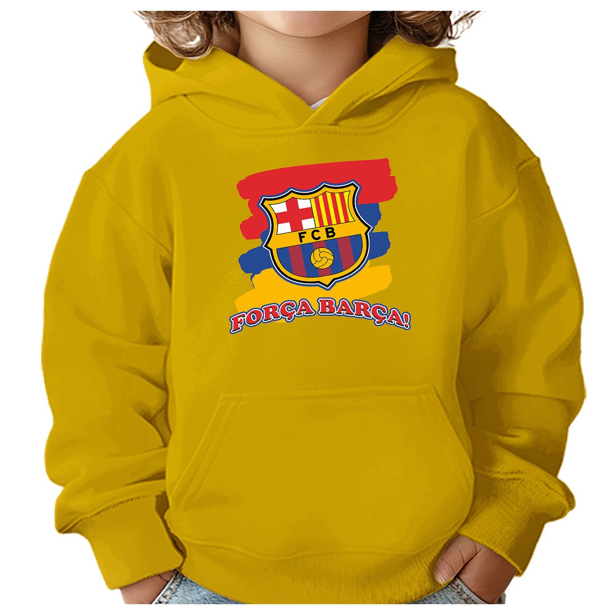 BLUZA DZIECIĘCA BARCELONA FC KLUB PIŁKARSKI 110-116 DLA DZIEWCZYNKI CHŁOPCA