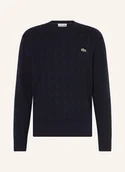 Swetry męskie - Lacoste Sweter blau - LACOSTE - miniaturka - grafika 1