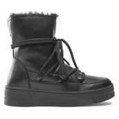 Śniegowce damskie - Śniegowce Jenny Fairy WS5806-04 Czarny - miniaturka - grafika 1