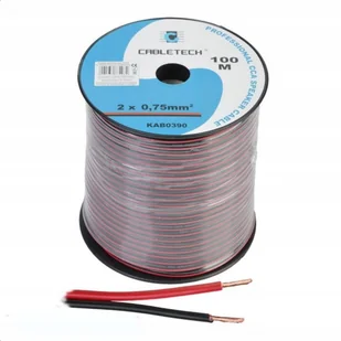 Kabel Przewód głośnikowy Audio Led 2x0,75mm Cca 1m - Kable - miniaturka - grafika 2
