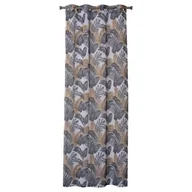 Firany - Firana z kółkami ANTIL, 140 x 260 cm liście wielokolorowy - miniaturka - grafika 1