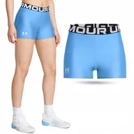 Spodenki damskie - Krótkie Spodenki Damskie Under Armour Termoaktywne Treningowe 1383629-465 - miniaturka - grafika 1