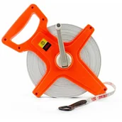 Poziomice, łaty, miary - Taśma miernicza z włókna szklanego, rolka taśmy, 100 m/330 stóp, podwójna - miniaturka - grafika 1