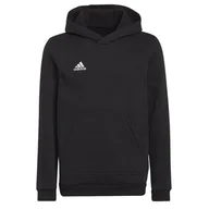 Bluzy dla dziewczynek - Bluza adidas Entrada 22 H57516 - czarna - miniaturka - grafika 1