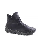 Botki damskie - BOTKI RIEKER - 55069-00 BLACK - Rieker - miniaturka - grafika 1