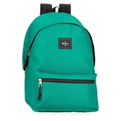 Torby na laptopy - Pepe Jeans Aris Evergreen Dwukomorowy Plecak Na Laptopa 15,6 cala Zielony 31 x 44 x 17,5 cm Poliester by Joumma Bags, Zielony, dwukomorowy plecak na laptopa - miniaturka - grafika 1