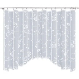 Firana żakardowa POSŁONEK, 300 x 150 cm, kolor biały - Firany - miniaturka - grafika 1