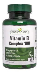 Natures AID AID WITAMINA B COMPLEX MEGA POTENCY 60TAB - Witaminy i minerały - miniaturka - grafika 2