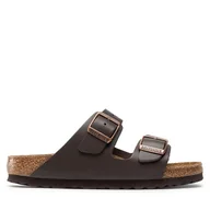 Klapki i japonki damskie - Klapki Birkenstock Arizona Bs 0051103 Brązowy - miniaturka - grafika 1