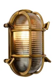 Lampy ogrodowe - Lucide DUDLEY Złoty mat E27 IP65 Kinkiet zewnętrzny 11891/20/02 - miniaturka - grafika 1