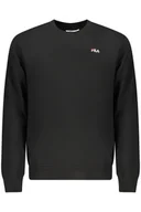 Bluzy męskie - CZARNA BLUZA MĘSKA FILA Z ROZPINANYM NA ZAMEK - miniaturka - grafika 1