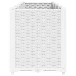 Donica ogrodowa, biała, 160x40x53 cm, PP Lumarko! - Donice - miniaturka - grafika 5