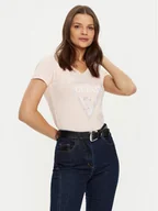 Koszulki i topy damskie - Guess T-Shirt W5RI21 J1314 Beżowy Regular Fit - miniaturka - grafika 1