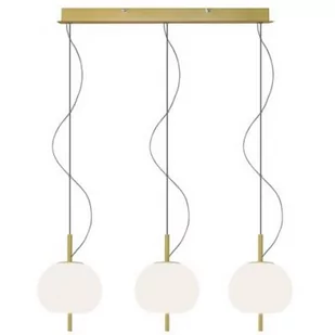 Altavola Design Apple lampa wisząca 3x7,2W LED złoty/biały LA058/CL3 - Lampy sufitowe - miniaturka - grafika 1