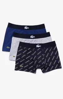 Majtki męskie - 3-pack bawełnianych bokserek męskich Lacoste 5H1774, Kolor multicolour, Rozmiar M, Lacoste - Intymna - grafika 1