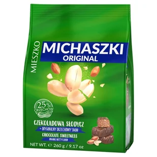 Mieszko Michaszki z orzechami torebka - Cukierki - miniaturka - grafika 1