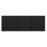 Ogrodzenia - Polbram Brama przesuwna bez przeciwwagi Kreta 4x1,5 m lewa czarna automat - miniaturka - grafika 1