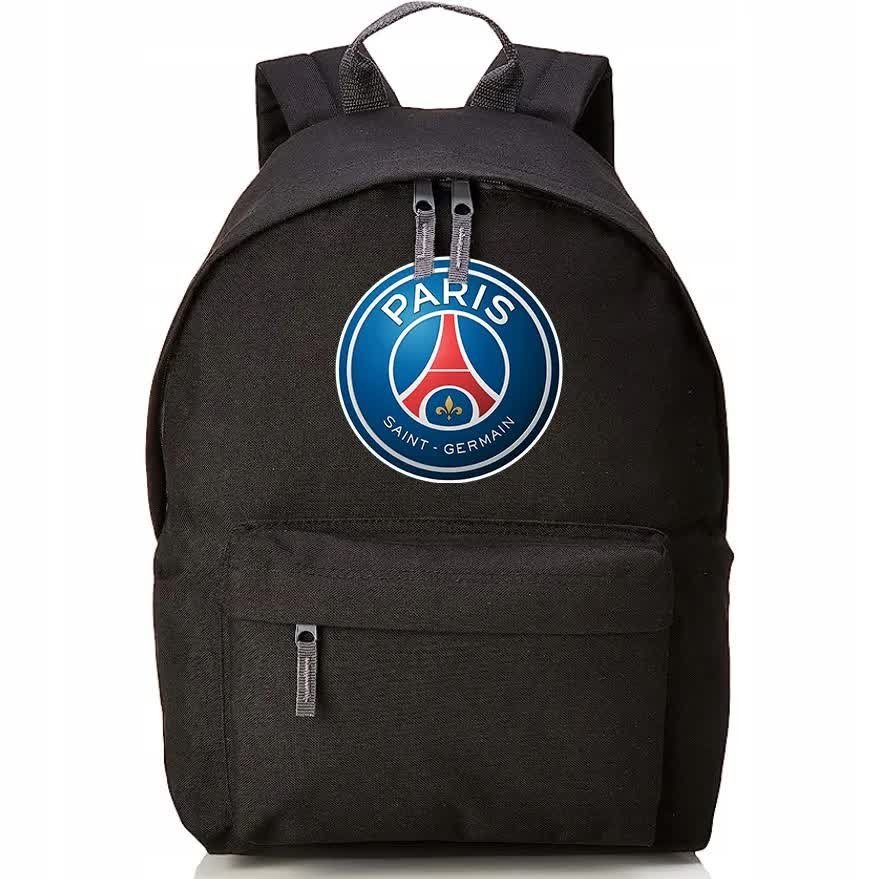 PLECAK SZKOŁA CZARNY Trening Piłkarski Kluby PSG Paris Saint Germain Wzory