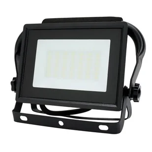 BEMKO C64-R-LFK2-030BL-6K NAŚWIETLACZ LED SMD KASTEL 2 30W 6500K 2550LM IP65 CZARNY 1,5M PRZENOŚNY - Lampy ogrodowe - miniaturka - grafika 1
