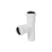 Akcesoria hydrauliczne - EQUATION Trójnik 32 x 32 mm 90° biały - miniaturka - grafika 1