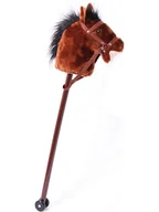 Jeździki dla dzieci - small foot Konik "Thunder" na kiju - 3+ - miniaturka - grafika 1