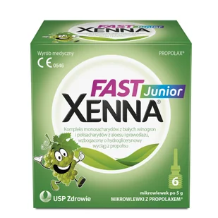 Xenna Fast Junior Mikrowlewki z propolaxem, 6 sztuk - Układ pokarmowy - miniaturka - grafika 1