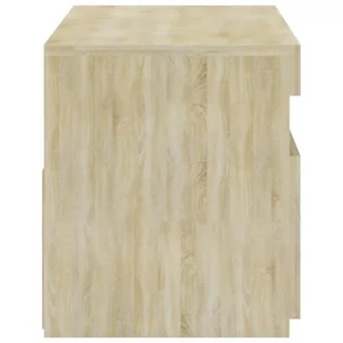 Lumarko Szafka TV z oświetleniem LED, dąb sonoma, 75x35x40 cm - Szafki RTV - miniaturka - grafika 11